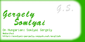 gergely somlyai business card